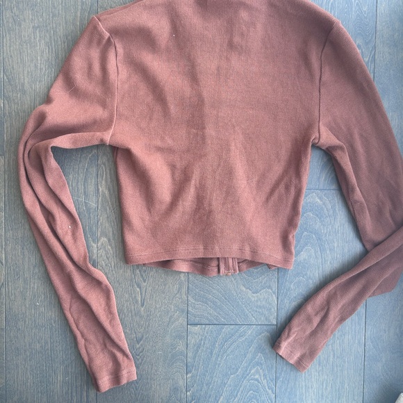 TNA Copper Zip-Up Jacket Size Small Cropped - Picture 4 of 6